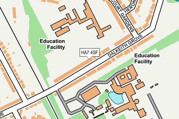 HA7 4SF map - OS OpenMap – Local (Ordnance Survey) HA7 4SF map - OS OpenMap – Local (Ordnance Survey)