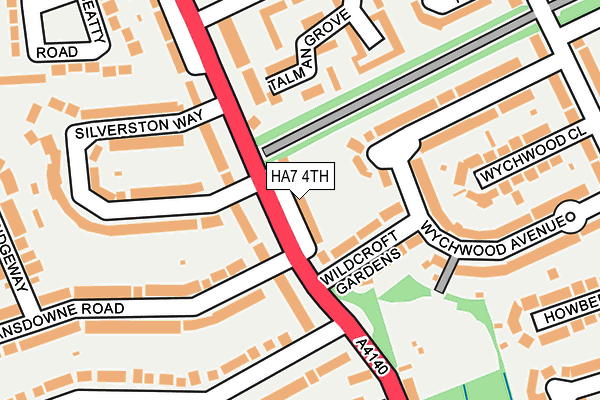 HA7 4TH map - OS OpenMap – Local (Ordnance Survey) HA7 4TH map - OS OpenMap – Local (Ordnance Survey)