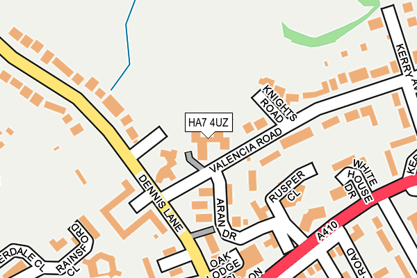 HA7 4UZ map - OS OpenMap – Local (Ordnance Survey) HA7 4UZ map - OS OpenMap – Local (Ordnance Survey)