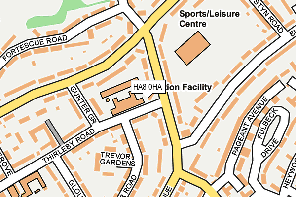 HA8 0HA map - OS OpenMap – Local (Ordnance Survey) HA8 0HA map - OS OpenMap – Local (Ordnance Survey)