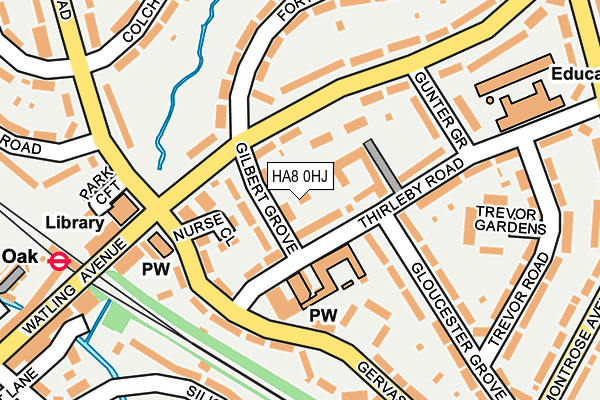 HA8 0HJ map - OS OpenMap – Local (Ordnance Survey) HA8 0HJ map - OS OpenMap – Local (Ordnance Survey)
