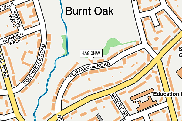 HA8 0HW map - OS OpenMap – Local (Ordnance Survey) HA8 0HW map - OS OpenMap – Local (Ordnance Survey)