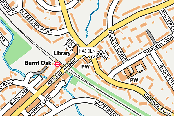 HA8 0LN map - OS OpenMap – Local (Ordnance Survey) HA8 0LN map - OS OpenMap – Local (Ordnance Survey)