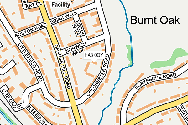 HA8 0QY map - OS OpenMap – Local (Ordnance Survey) HA8 0QY map - OS OpenMap – Local (Ordnance Survey)