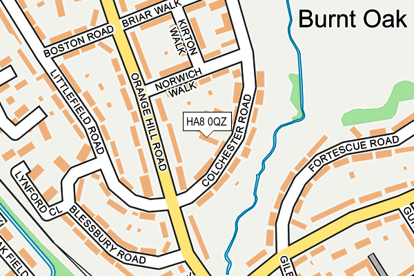 HA8 0QZ map - OS OpenMap – Local (Ordnance Survey) HA8 0QZ map - OS OpenMap – Local (Ordnance Survey)