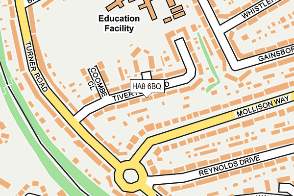 HA8 6BQ map - OS OpenMap – Local (Ordnance Survey) HA8 6BQ map - OS OpenMap – Local (Ordnance Survey)