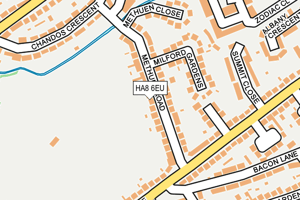 HA8 6EU map - OS OpenMap – Local (Ordnance Survey) HA8 6EU map - OS OpenMap – Local (Ordnance Survey)