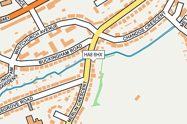 HA8 6HX map - OS OpenMap – Local (Ordnance Survey) HA8 6HX map - OS OpenMap – Local (Ordnance Survey)