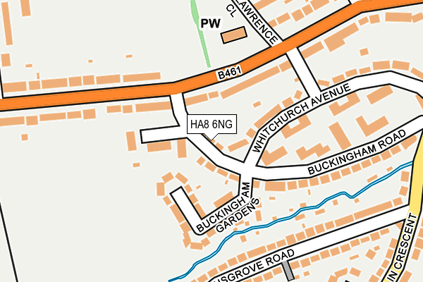 HA8 6NG map - OS OpenMap – Local (Ordnance Survey) HA8 6NG map - OS OpenMap – Local (Ordnance Survey)