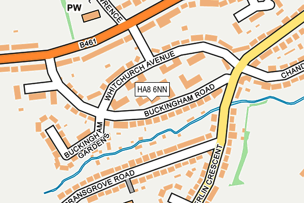 HA8 6NN map - OS OpenMap – Local (Ordnance Survey) HA8 6NN map - OS OpenMap – Local (Ordnance Survey)