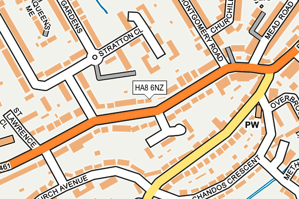 HA8 6NZ map - OS OpenMap – Local (Ordnance Survey) HA8 6NZ map - OS OpenMap – Local (Ordnance Survey)