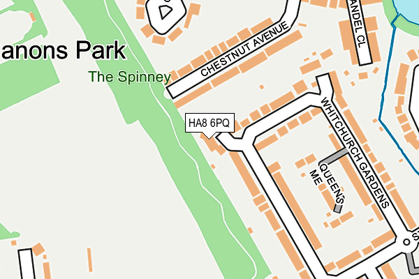 HA8 6PQ map - OS OpenMap – Local (Ordnance Survey) HA8 6PQ map - OS OpenMap – Local (Ordnance Survey)