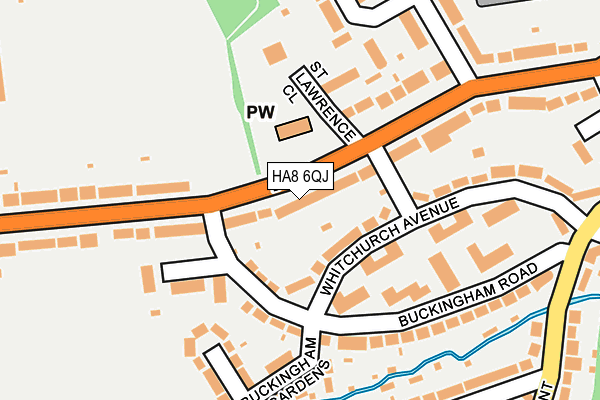 HA8 6QJ map - OS OpenMap – Local (Ordnance Survey) HA8 6QJ map - OS OpenMap – Local (Ordnance Survey)