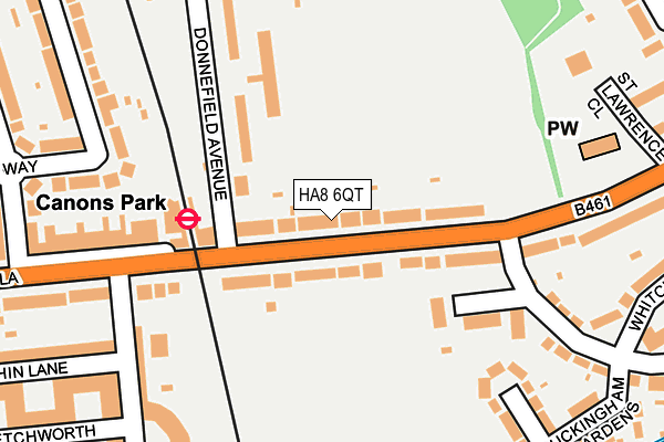 HA8 6QT map - OS OpenMap – Local (Ordnance Survey) HA8 6QT map - OS OpenMap – Local (Ordnance Survey)