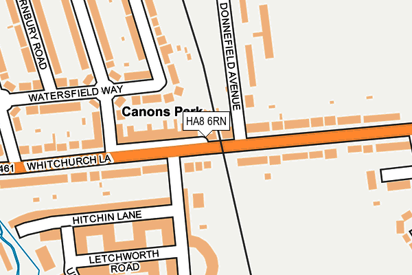 HA8 6RN map - OS OpenMap – Local (Ordnance Survey) HA8 6RN map - OS OpenMap – Local (Ordnance Survey)