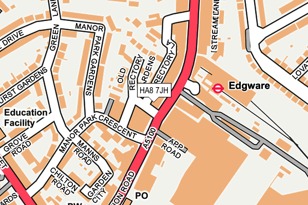 HA8 7JH map - OS OpenMap – Local (Ordnance Survey) HA8 7JH map - OS OpenMap – Local (Ordnance Survey)