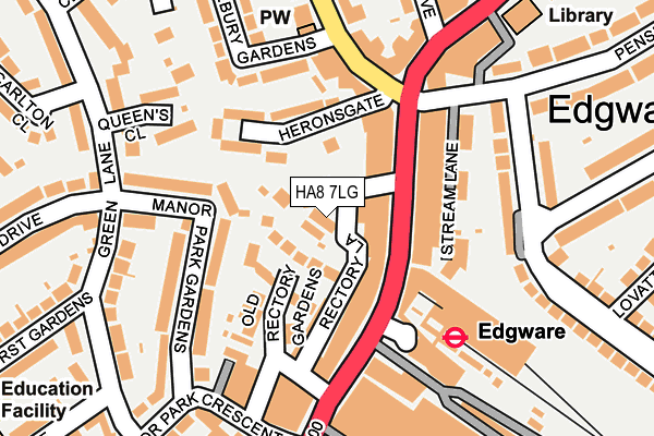 HA8 7LG map - OS OpenMap – Local (Ordnance Survey) HA8 7LG map - OS OpenMap – Local (Ordnance Survey)