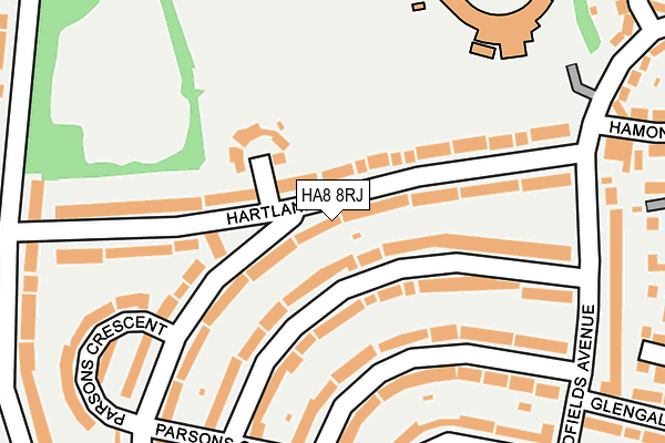 HA8 8RJ map - OS OpenMap – Local (Ordnance Survey) HA8 8RJ map - OS OpenMap – Local (Ordnance Survey)
