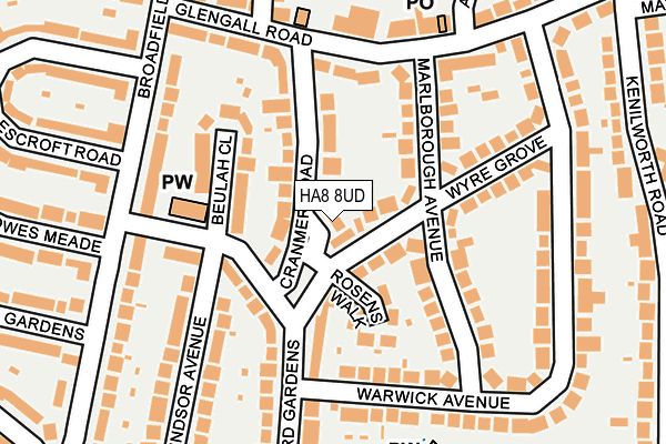 HA8 8UD map - OS OpenMap – Local (Ordnance Survey) HA8 8UD map - OS OpenMap – Local (Ordnance Survey)