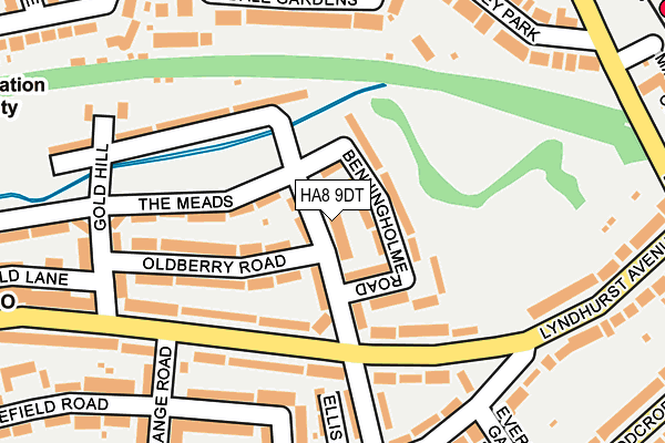 HA8 9DT map - OS OpenMap – Local (Ordnance Survey) HA8 9DT map - OS OpenMap – Local (Ordnance Survey)