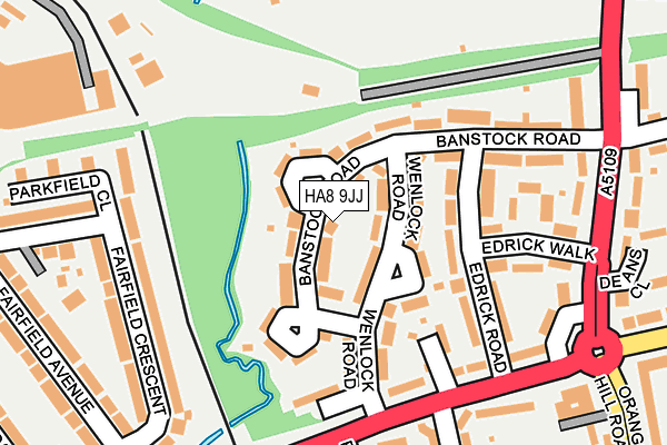 HA8 9JJ map - OS OpenMap – Local (Ordnance Survey) HA8 9JJ map - OS OpenMap – Local (Ordnance Survey)