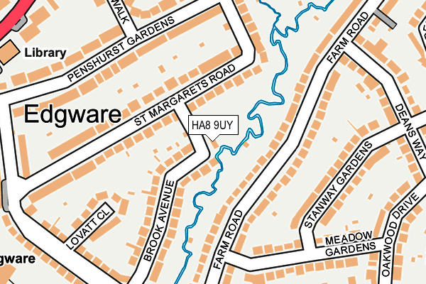 HA8 9UY map - OS OpenMap – Local (Ordnance Survey) HA8 9UY map - OS OpenMap – Local (Ordnance Survey)
