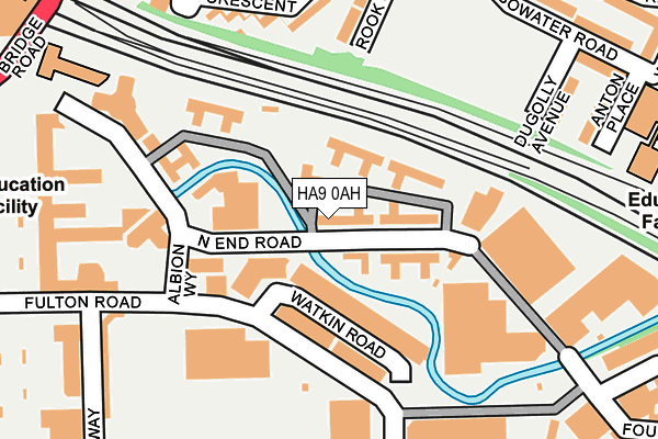 HA9 0AH map - OS OpenMap – Local (Ordnance Survey) HA9 0AH map - OS OpenMap – Local (Ordnance Survey)