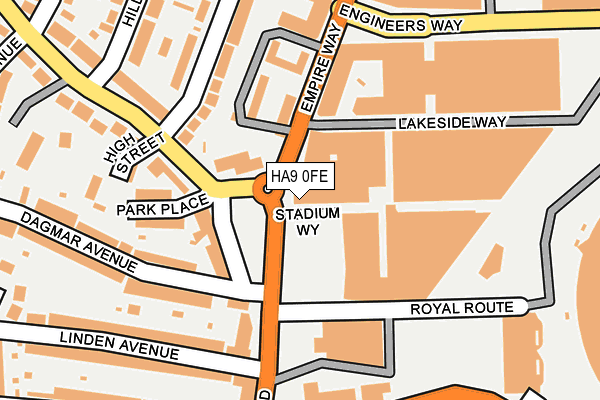HA9 0FE map - OS OpenMap – Local (Ordnance Survey) HA9 0FE map - OS OpenMap – Local (Ordnance Survey)