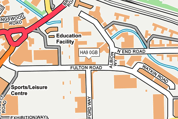HA9 0GB map - OS OpenMap – Local (Ordnance Survey) HA9 0GB map - OS OpenMap – Local (Ordnance Survey)