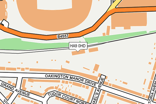HA9 0HD map - OS OpenMap – Local (Ordnance Survey) HA9 0HD map - OS OpenMap – Local (Ordnance Survey)