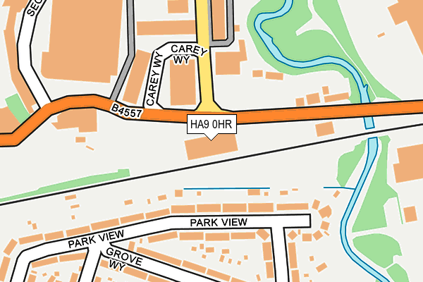 HA9 0HR map - OS OpenMap – Local (Ordnance Survey) HA9 0HR map - OS OpenMap – Local (Ordnance Survey)
