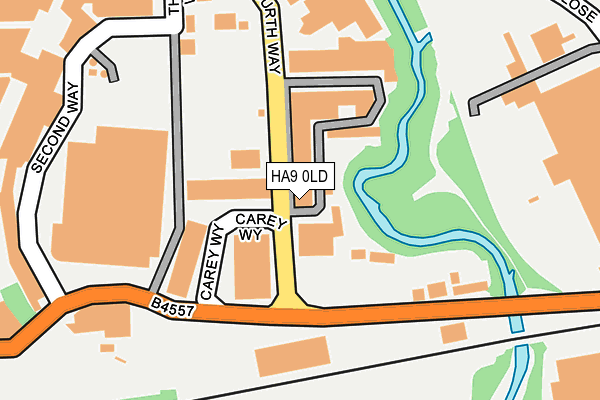 HA9 0LD map - OS OpenMap – Local (Ordnance Survey) HA9 0LD map - OS OpenMap – Local (Ordnance Survey)