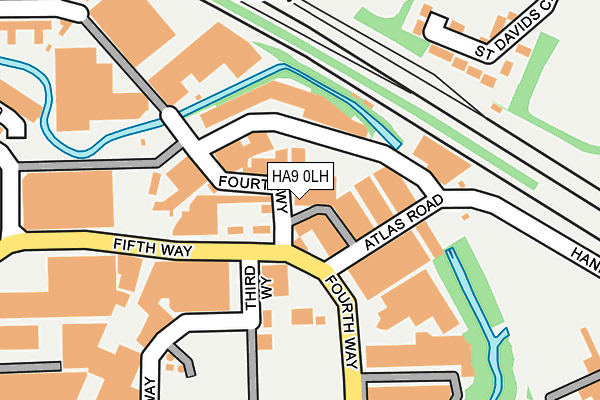 HA9 0LH map - OS OpenMap – Local (Ordnance Survey) HA9 0LH map - OS OpenMap – Local (Ordnance Survey)