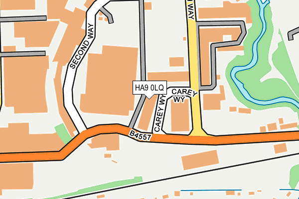 HA9 0LQ map - OS OpenMap – Local (Ordnance Survey) HA9 0LQ map - OS OpenMap – Local (Ordnance Survey)