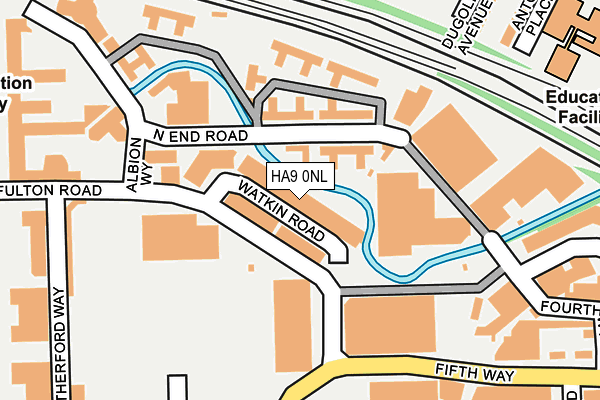 HA9 0NL map - OS OpenMap – Local (Ordnance Survey) HA9 0NL map - OS OpenMap – Local (Ordnance Survey)