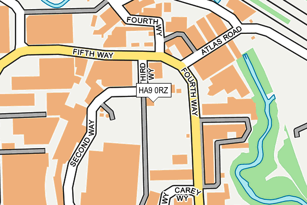 HA9 0RZ map - OS OpenMap – Local (Ordnance Survey) HA9 0RZ map - OS OpenMap – Local (Ordnance Survey)