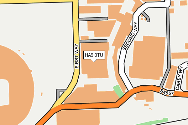 HA9 0TU map - OS OpenMap – Local (Ordnance Survey) HA9 0TU map - OS OpenMap – Local (Ordnance Survey)