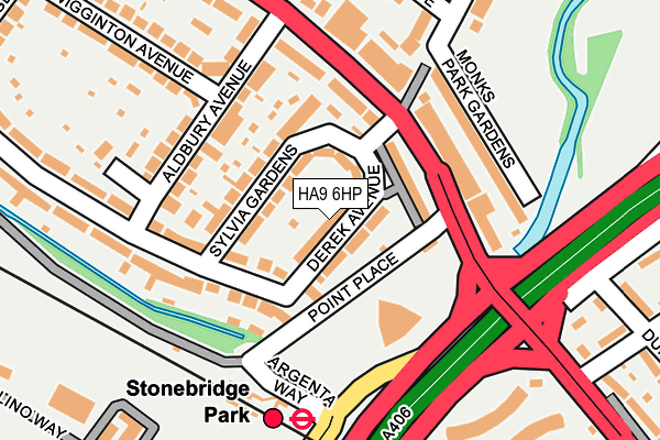 HA9 6HP map - OS OpenMap – Local (Ordnance Survey) HA9 6HP map - OS OpenMap – Local (Ordnance Survey)