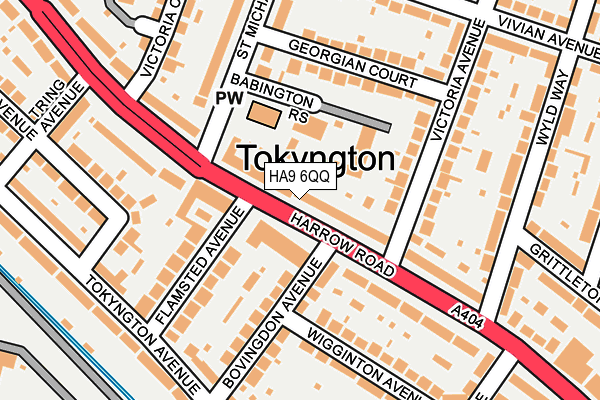 HA9 6QQ map - OS OpenMap – Local (Ordnance Survey) HA9 6QQ map - OS OpenMap – Local (Ordnance Survey)