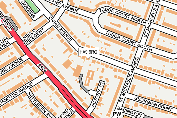 HA9 6RQ map - OS OpenMap – Local (Ordnance Survey) HA9 6RQ map - OS OpenMap – Local (Ordnance Survey)