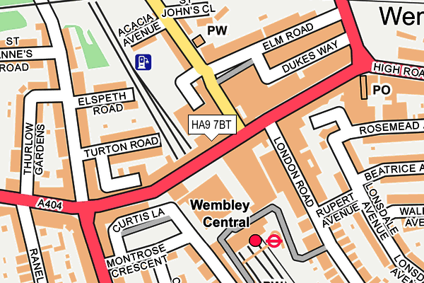 HA9 7BT map - OS OpenMap – Local (Ordnance Survey) HA9 7BT map - OS OpenMap – Local (Ordnance Survey)