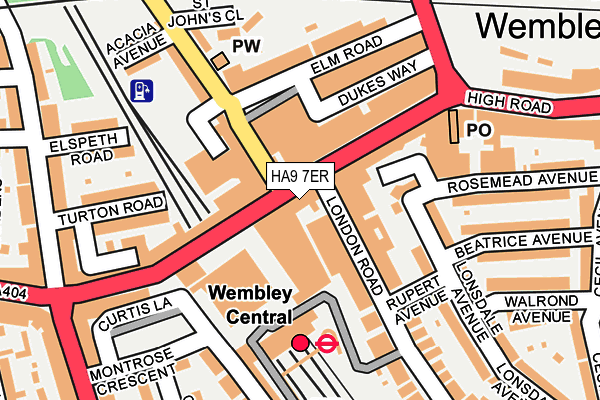 HA9 7ER map - OS OpenMap – Local (Ordnance Survey) HA9 7ER map - OS OpenMap – Local (Ordnance Survey)