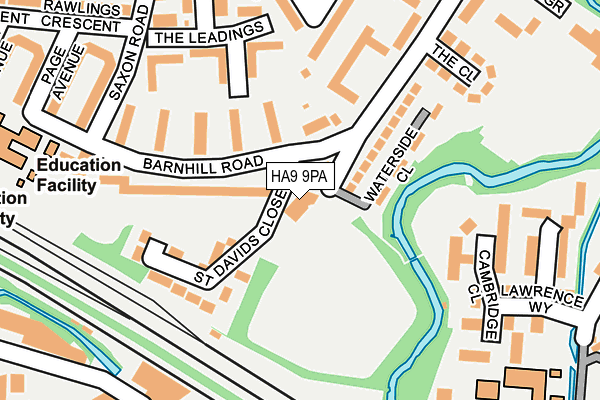 HA9 9PA map - OS OpenMap – Local (Ordnance Survey) HA9 9PA map - OS OpenMap – Local (Ordnance Survey)