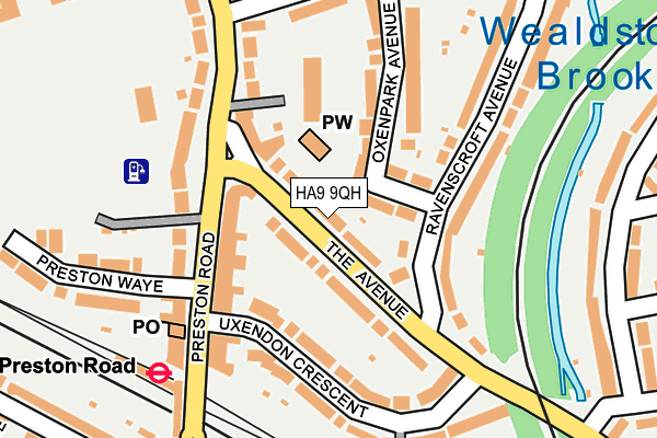 HA9 9QH map - OS OpenMap – Local (Ordnance Survey) HA9 9QH map - OS OpenMap – Local (Ordnance Survey)