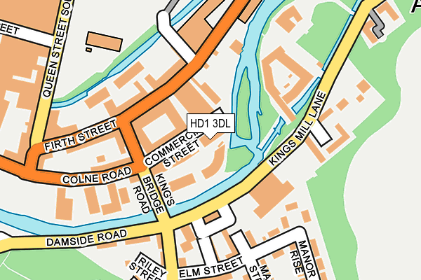 HD1 3DL map - OS OpenMap – Local (Ordnance Survey) HD1 3DL map - OS OpenMap – Local (Ordnance Survey)