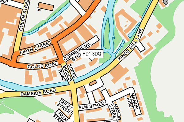 HD1 3DQ map - OS OpenMap – Local (Ordnance Survey) HD1 3DQ map - OS OpenMap – Local (Ordnance Survey)