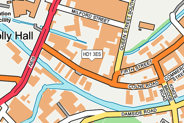 HD1 3ES map - OS OpenMap – Local (Ordnance Survey) HD1 3ES map - OS OpenMap – Local (Ordnance Survey)