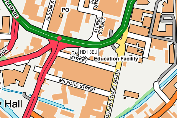 HD1 3EU map - OS OpenMap – Local (Ordnance Survey) HD1 3EU map - OS OpenMap – Local (Ordnance Survey)