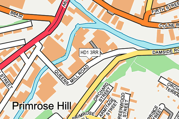 HD1 3RR map - OS OpenMap – Local (Ordnance Survey) HD1 3RR map - OS OpenMap – Local (Ordnance Survey)