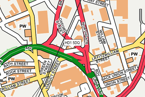 HD1 5DQ map - OS OpenMap – Local (Ordnance Survey) HD1 5DQ map - OS OpenMap – Local (Ordnance Survey)